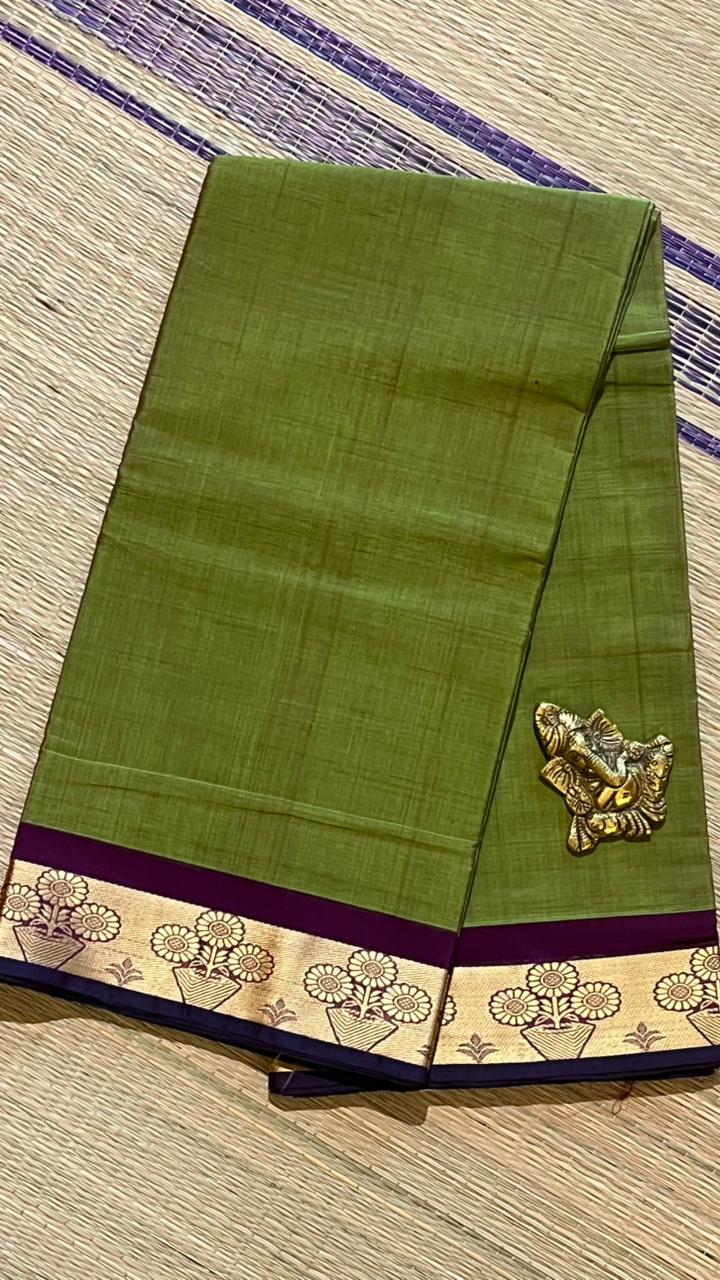 Devendra 7 Yards saree - 11-07D-09-7Y-03 (Green)