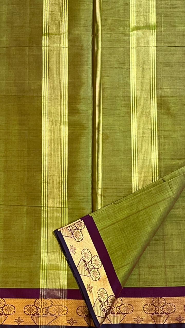 Devendra 7 Yards saree - 11-07D-09-7Y-03 (Green)