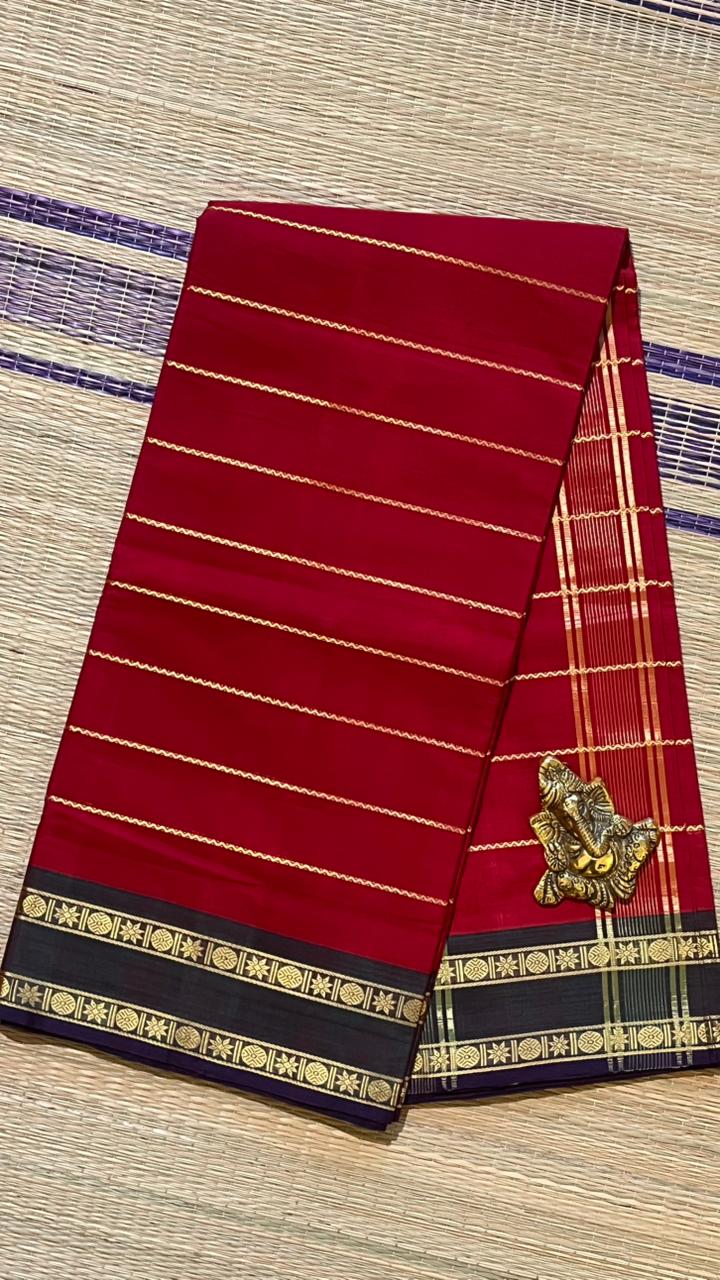 Devendra 7 Yards saree - 11-10B-03-7Y-01 (Red)