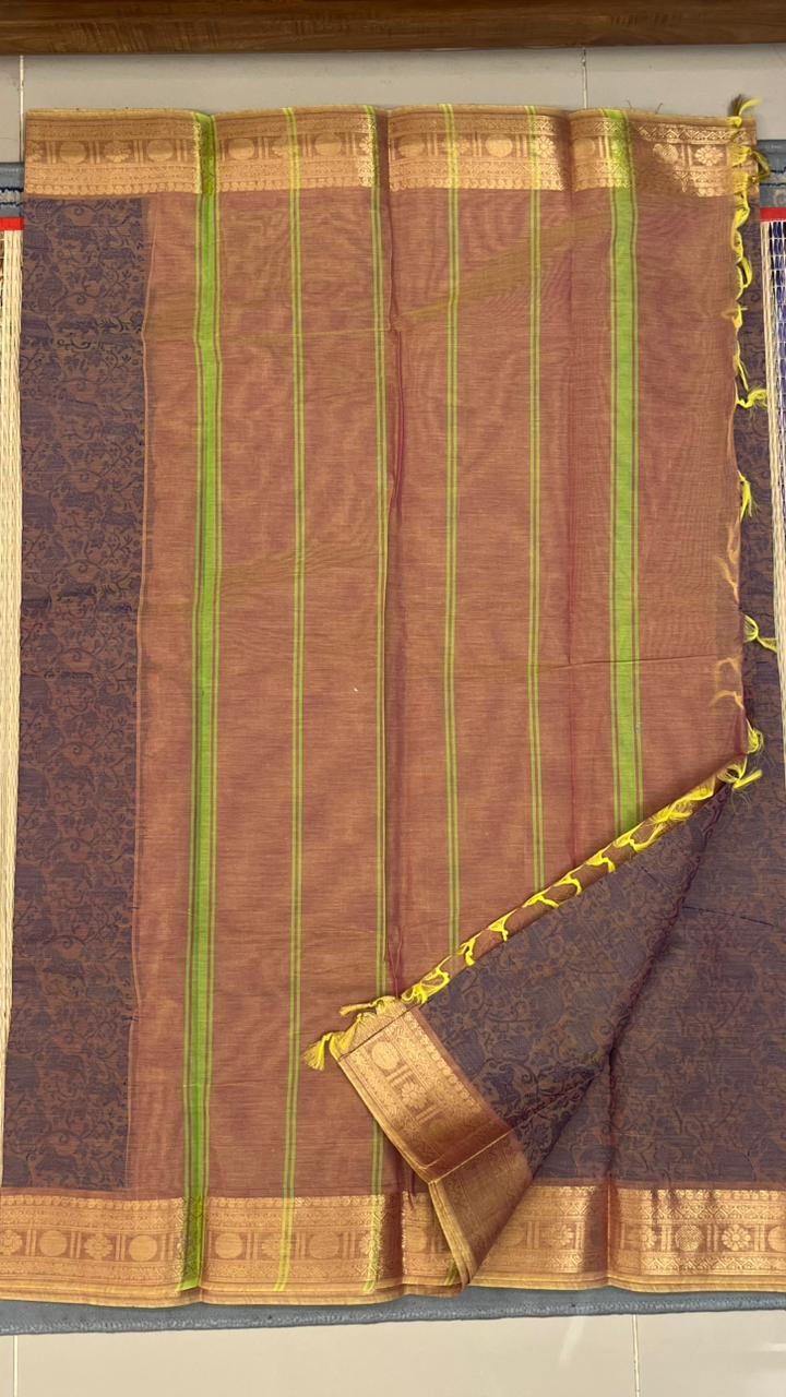 Vanasingaram Kanchi Cotton Saree - 01-03-06-PCS-22