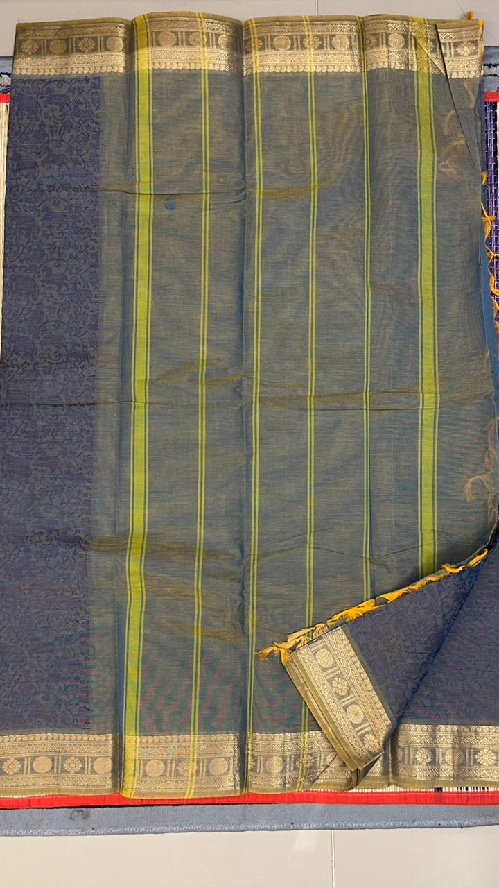 Vanasingaram Kanchi Cotton Saree - 01-03-06-PCS-28