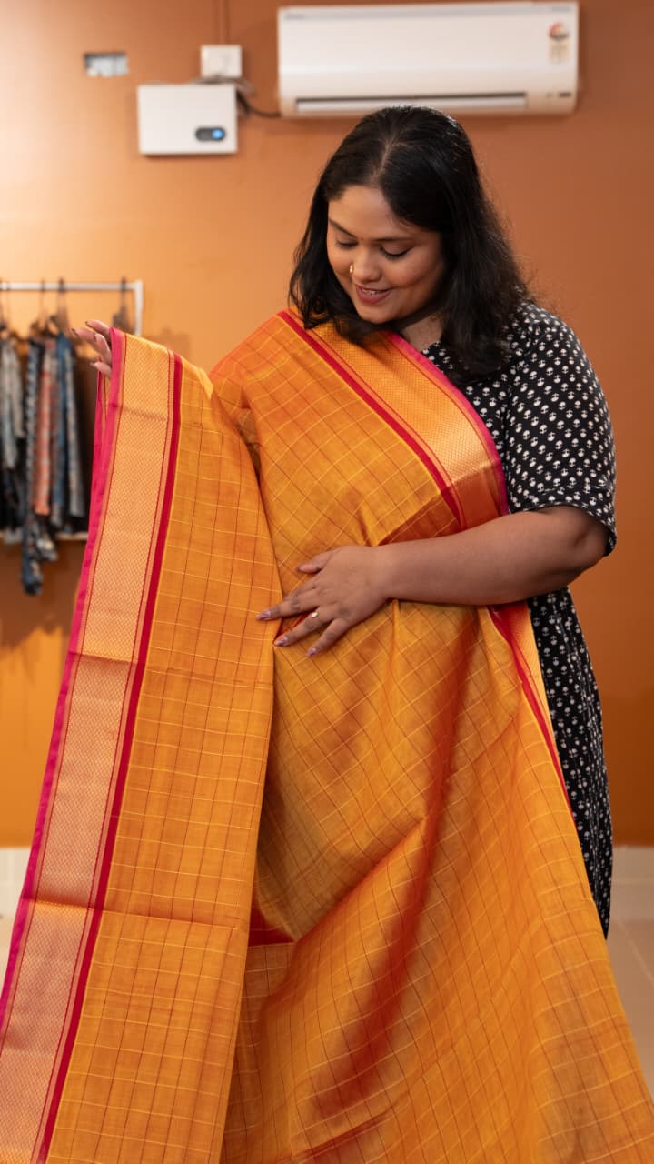 Devendra 10.5 Yards Madisar - 12-11B-11-10.5Y-01 (Yellow)