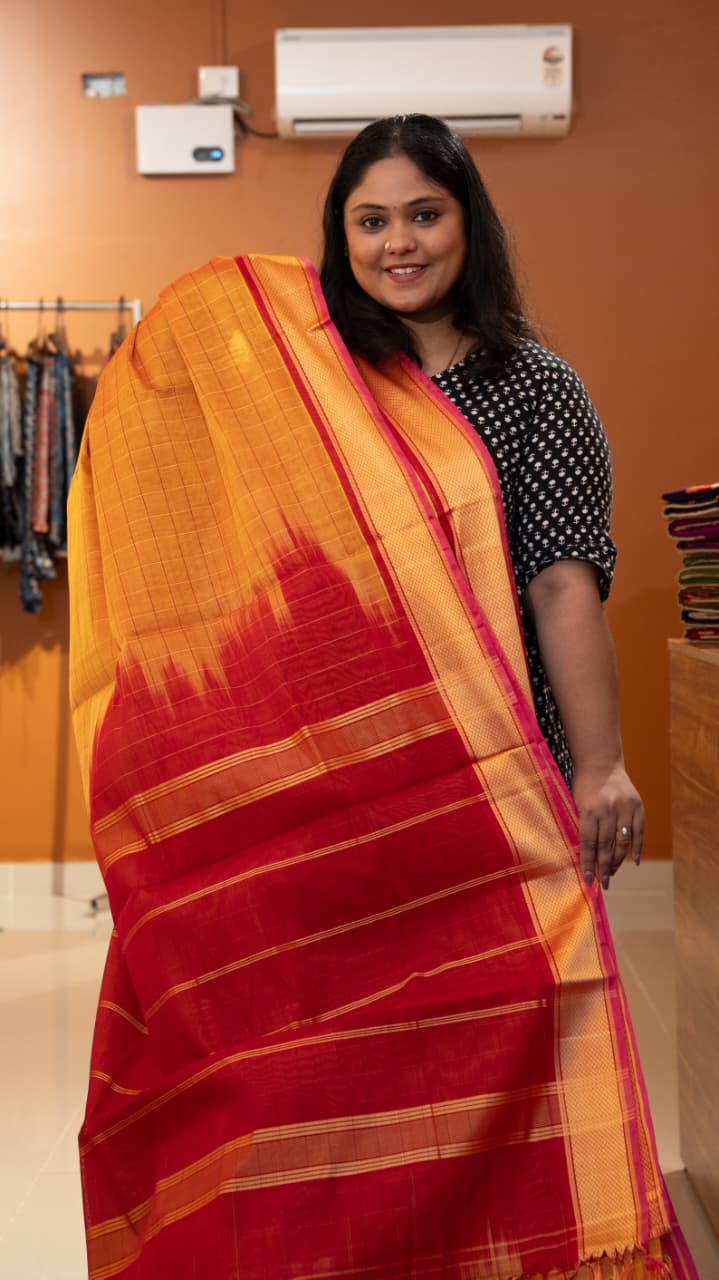 Devendra 10.5 Yards Madisar - 12-11B-11-10.5Y-01 (Yellow)