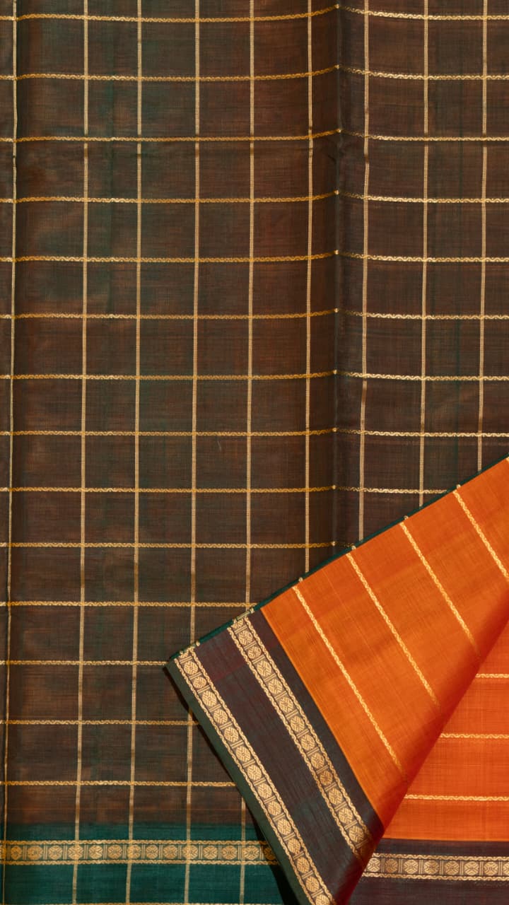 Devendra 10.5 Yards Madisar - 12-11B-10-10.5Y-04 (Yellow with Green)