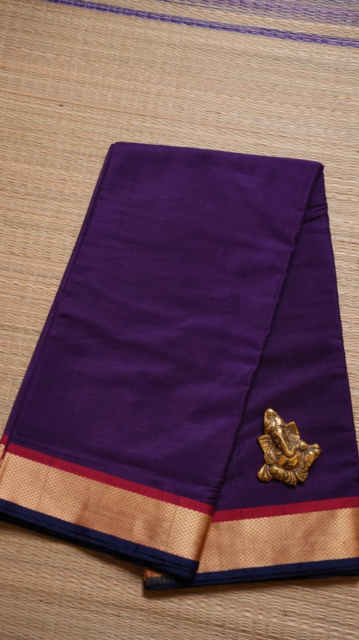 Devendra 12 Yards Madisar - 12-09-16-12Y-01 (Violet)