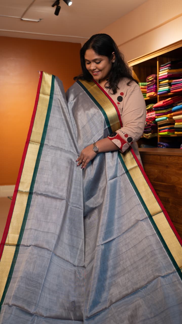 Devendra 10.5 Yards Madisar - 12-09B-10-10.5Y-07 (Grey)