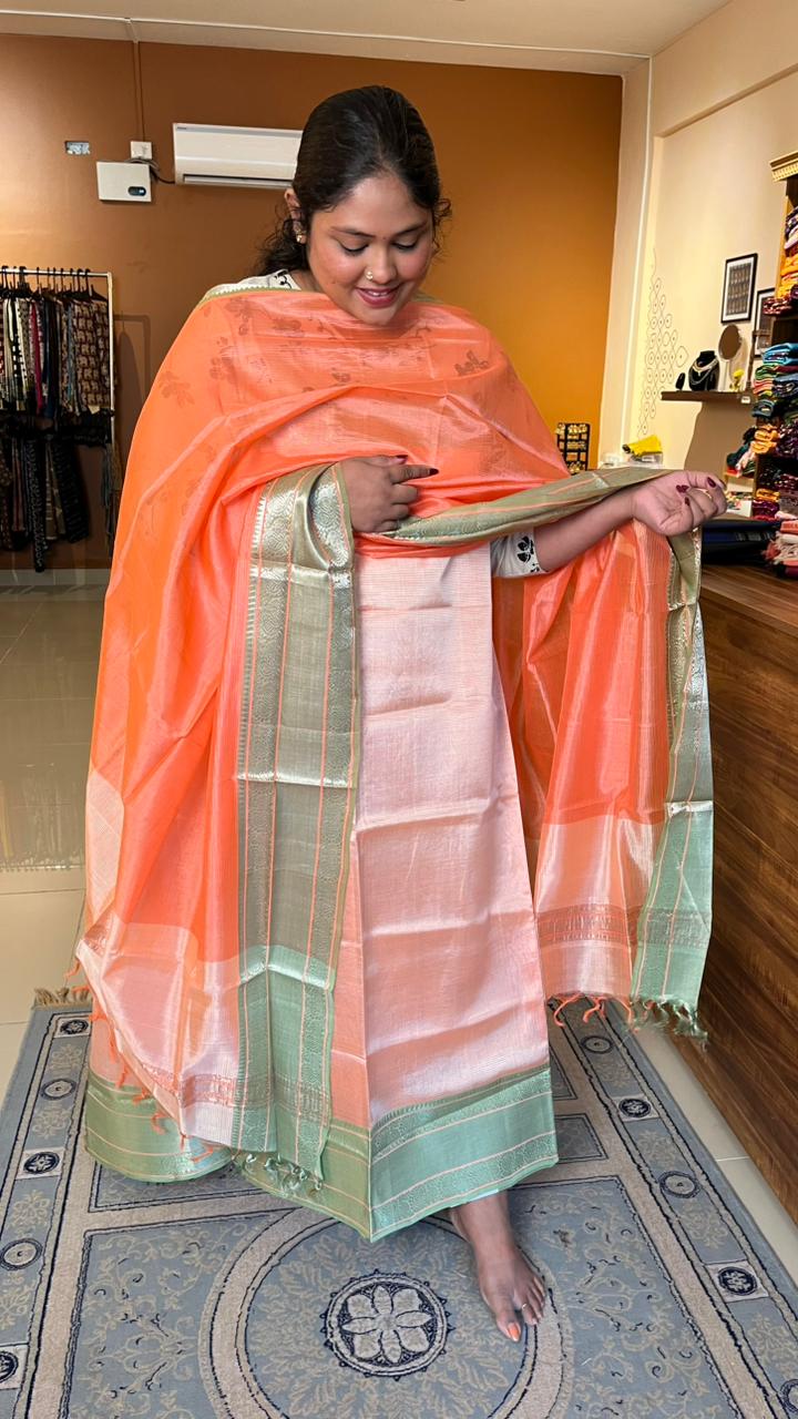 Mangalagiri Kanchi Border Silk Cotton Salwar Sets - 15-01-02-05