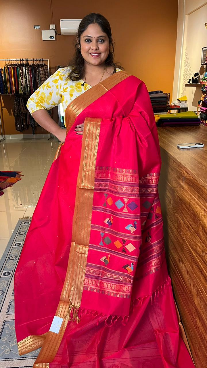 Kanchivaram Silk Cotton Saree - 01-01-05-10