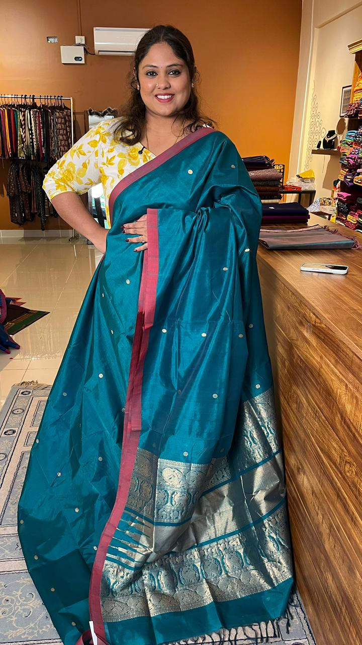 Kanchivaram Silk Cotton Saree - 01-01-01-03