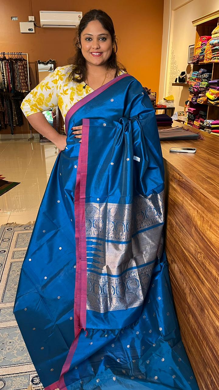 Kanchivaram Silk Cotton Saree - 01-01-01-01