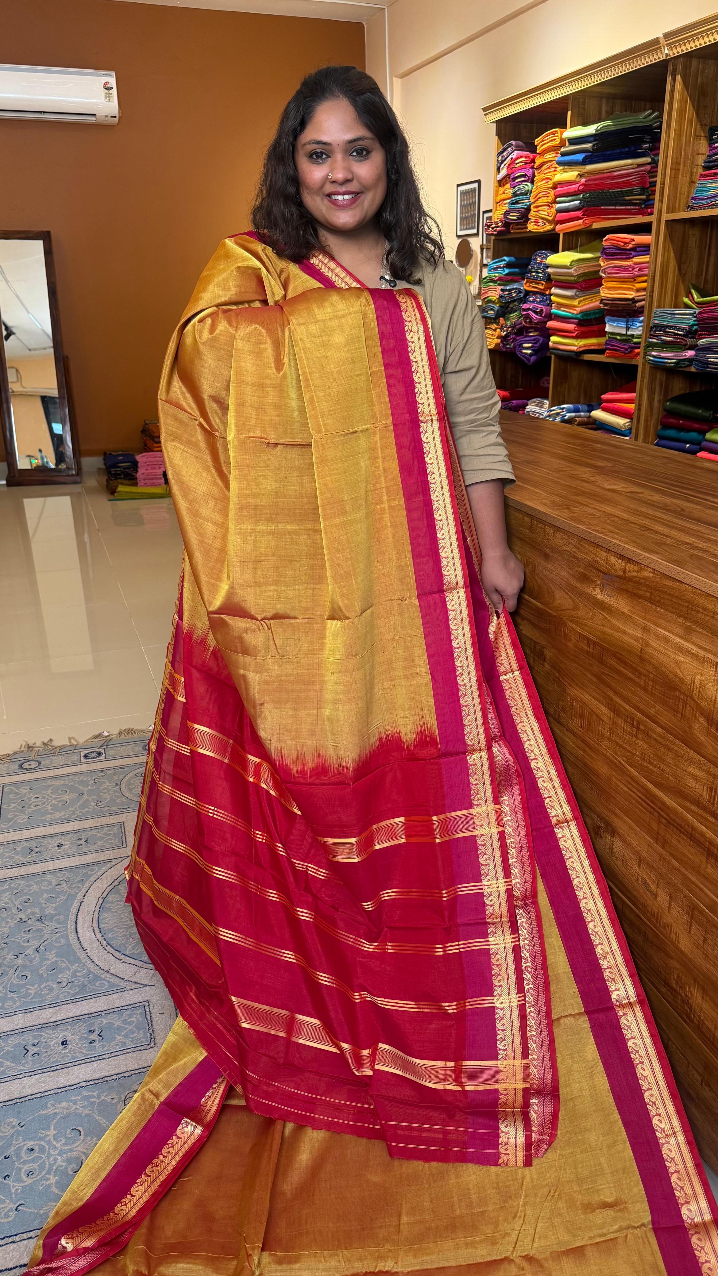 Devendra 10.5 Yards Madisar - 12-01-12-10.5Y-02 (Yellow)