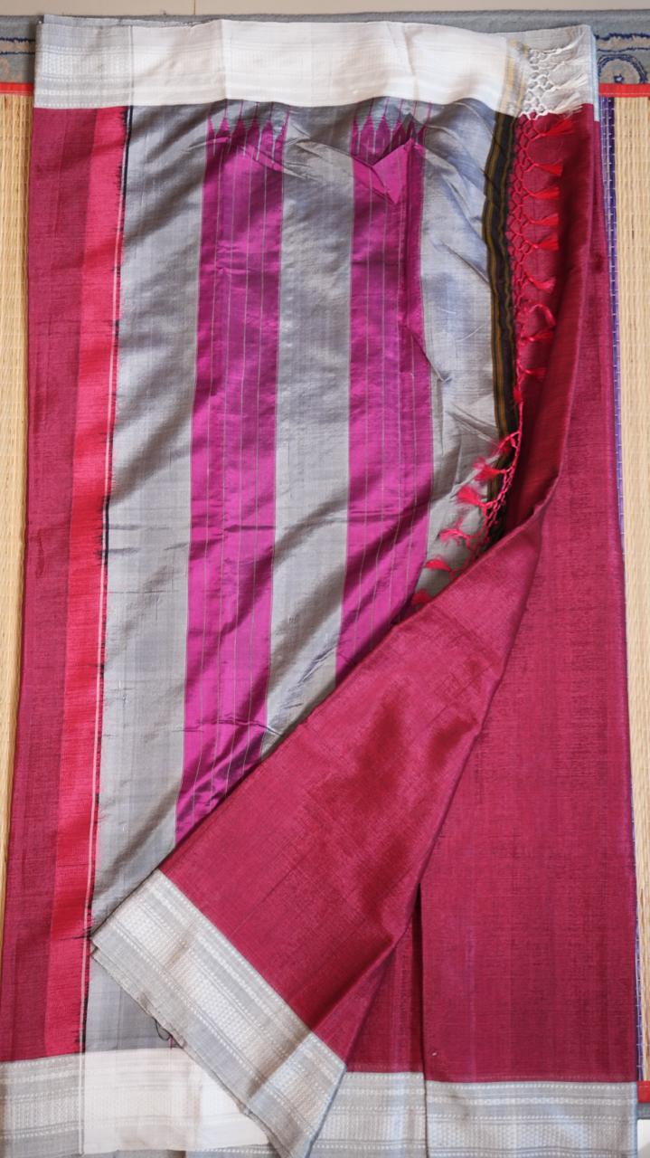 Ilkal Art Silk Saree - 44-01-01-12 (MOCHA LATTE)