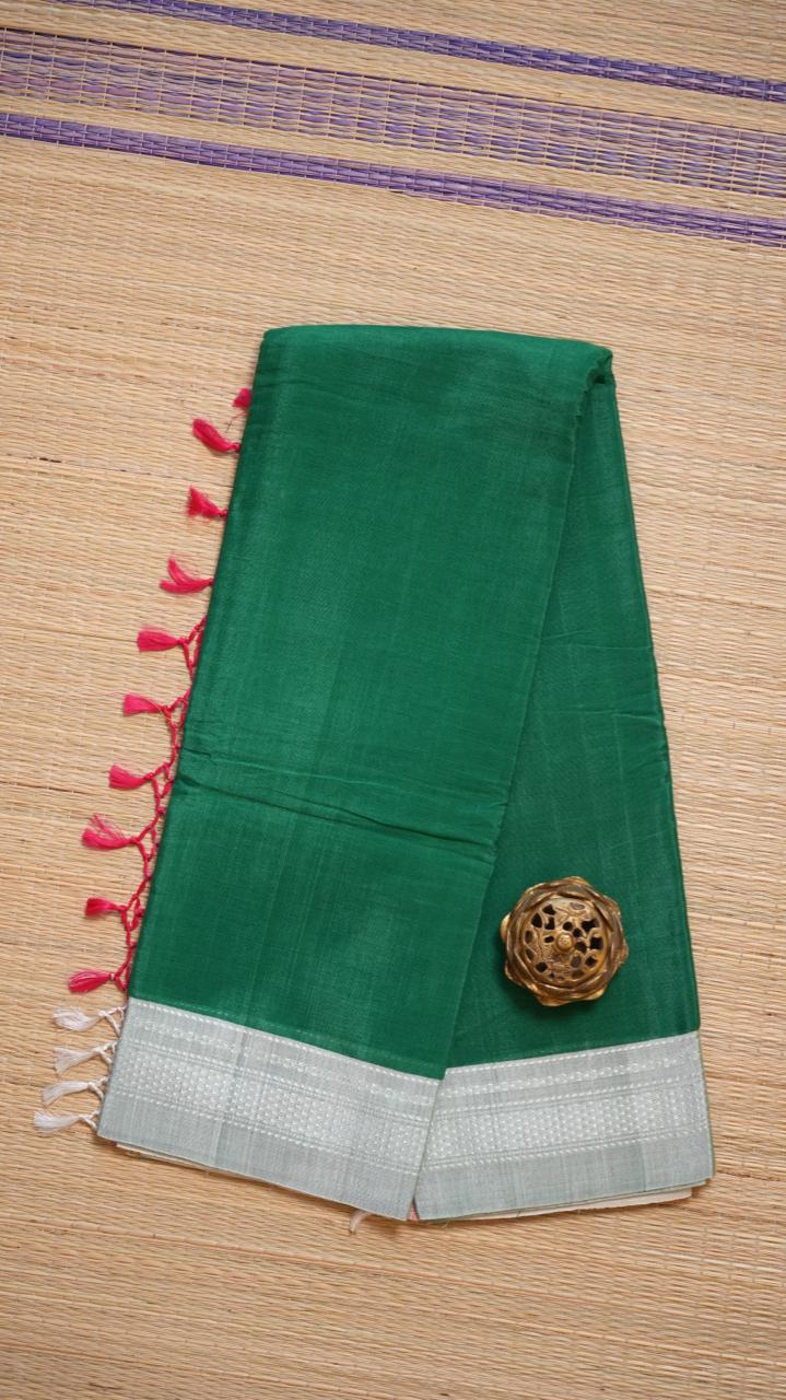 Ilkal Art Silk Saree - 44-01-01-09 (PAAN COCONUT)