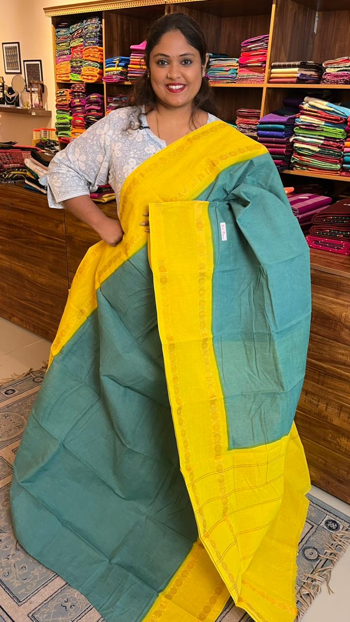 Madurai Kattu Chaayam Sarees With Blouse  -  11-02-09-6.30Y-02