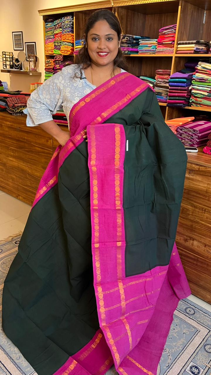 Madurai Kattu Chaayam Sarees With Blouse  - 11-02-09-6.30Y-05
