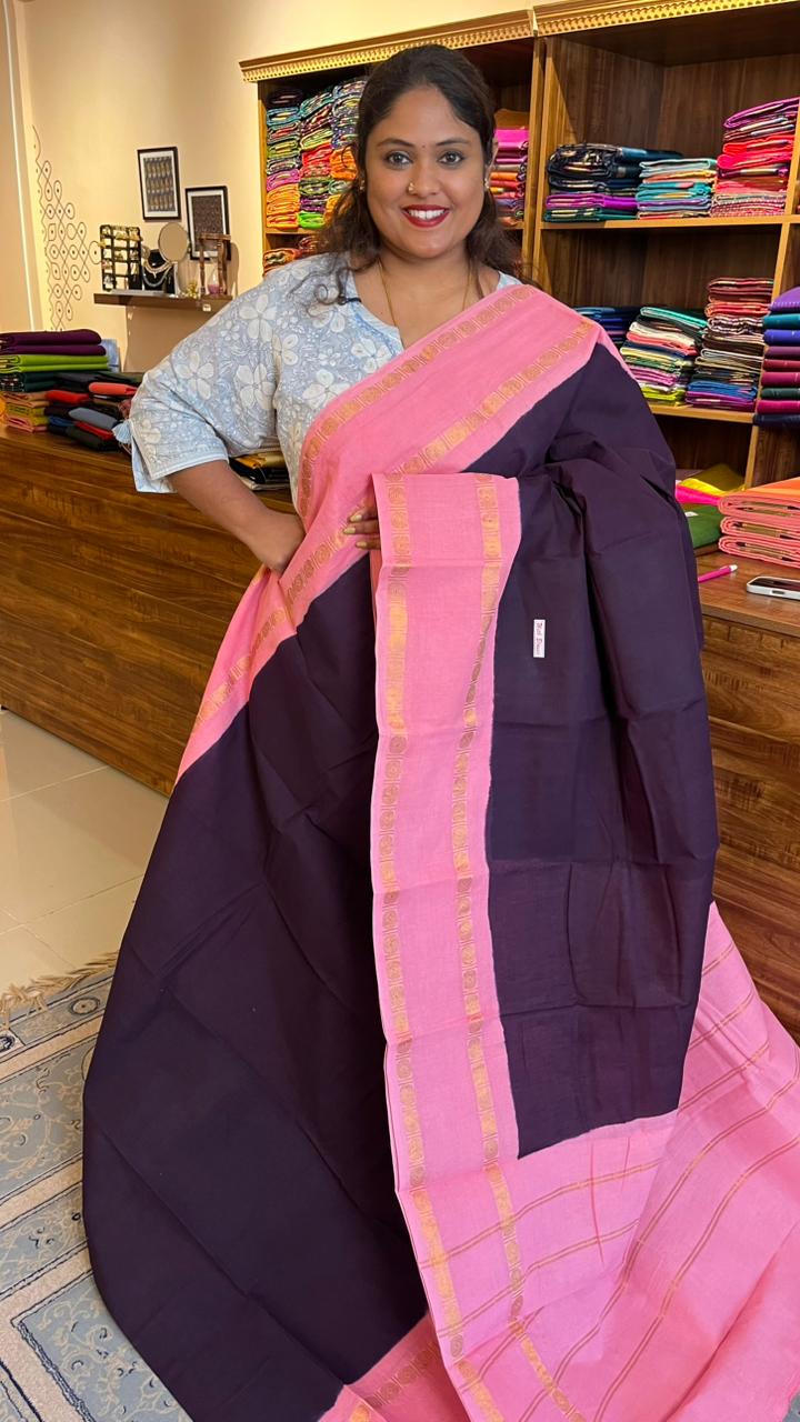 Madurai Kattu Chaayam Sarees With Blouse  - 11-07B-03-02