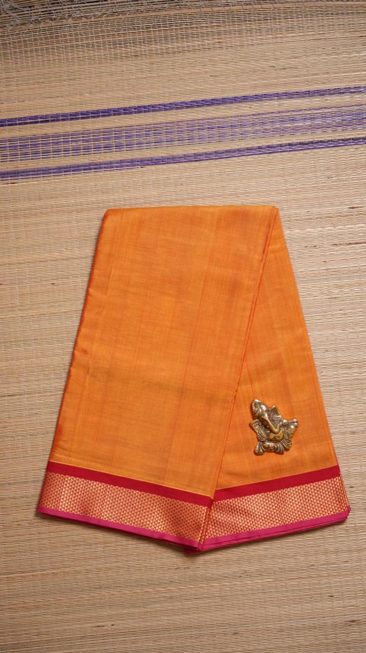Devendra 10.5 Yards Madisar - 12-11-10-10.5Y-08 (TIGER LILY)