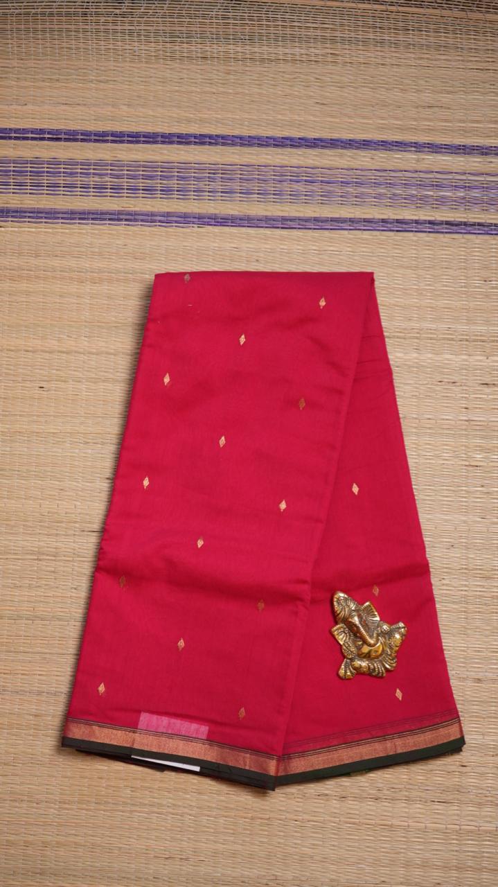 Chanderi Silk Cotton Saree - 51-12-02-04 (EVENING BLOOM)