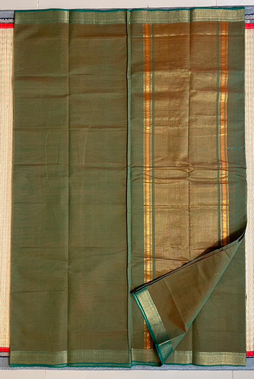 Mangalagiri Pure Cotton Saree  - 15-11-05-04 (1.5 Inch Border)