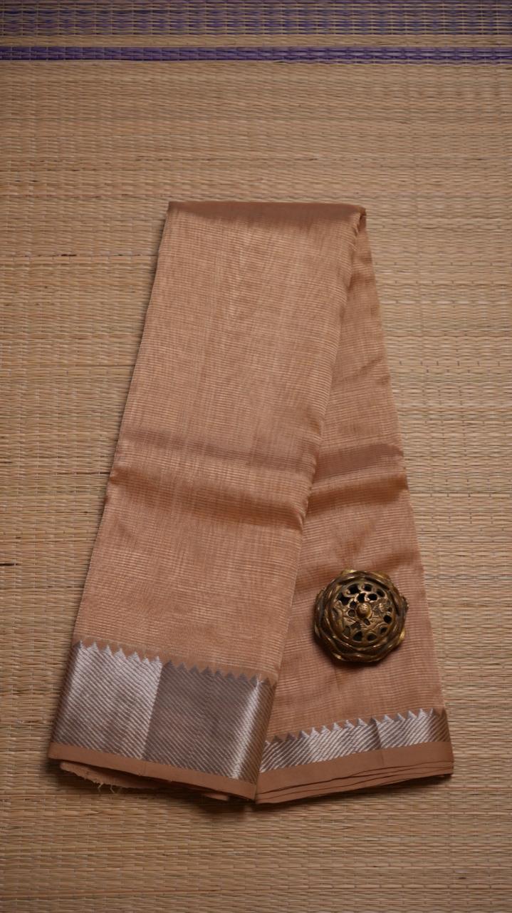 Mangalagiri Silk Cotton Saree 15-02-02-10 (CHAMPAGNE FEST)