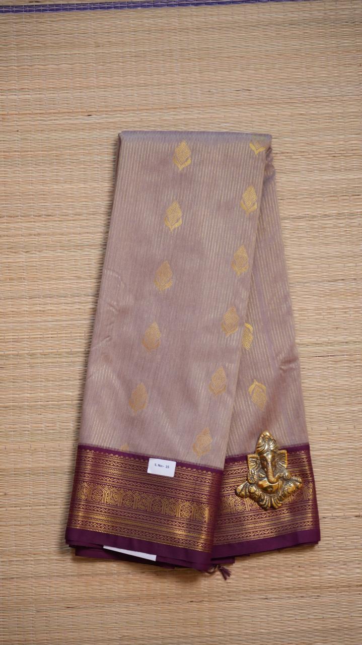 Kanchi Semi Silk Saree - 01-03-15-28 (KUNZITE)