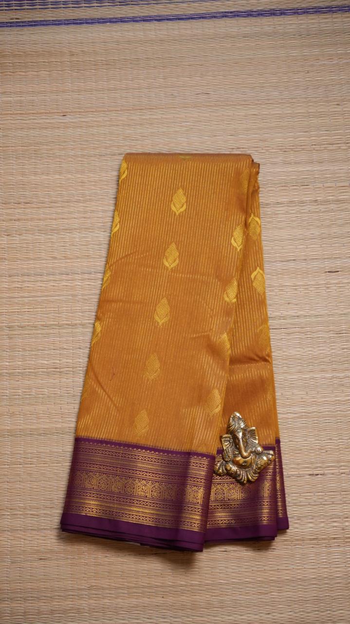 Kanchi Semi Silk Saree - 01-03-15-42 (EMERALD HALL)