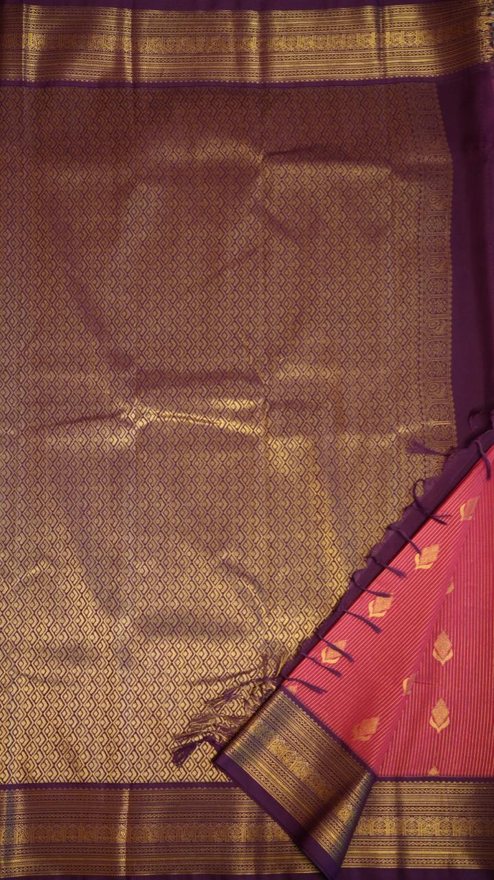 Kanchi Semi Silk Saree - 01-03-15-37 (ROSE CHAMBER )