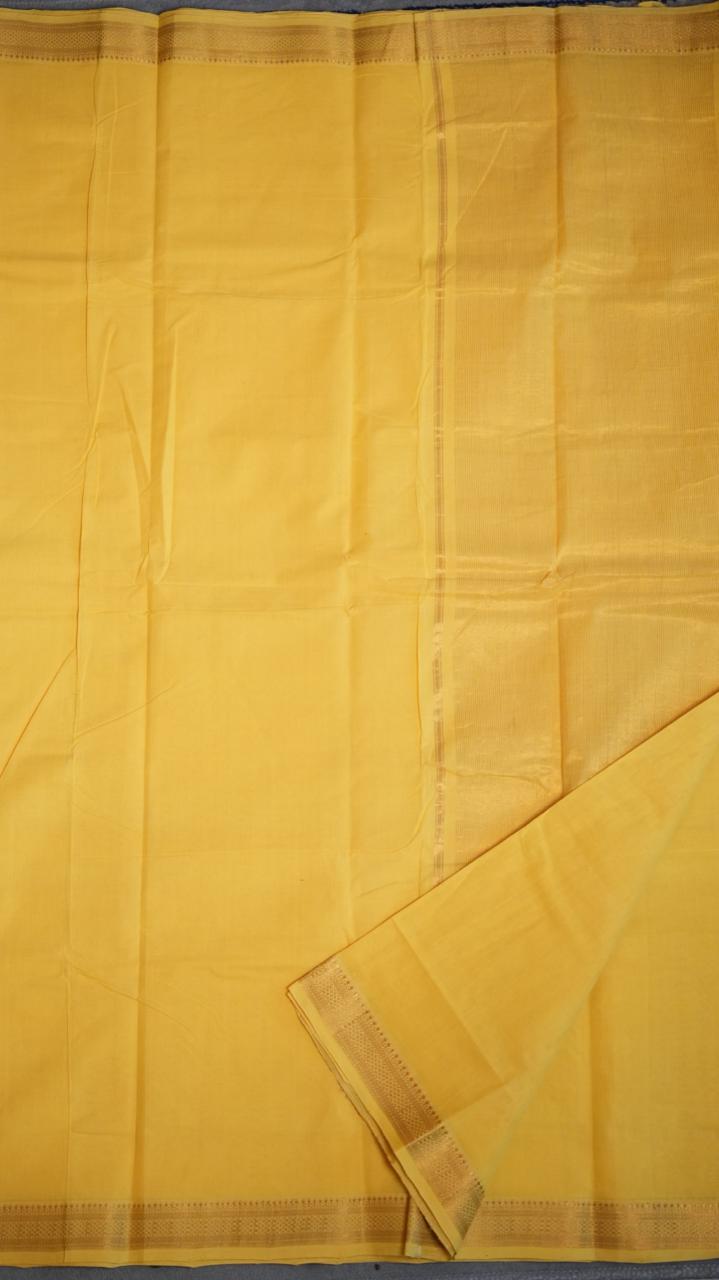 Mangalagiri Pure Cotton Handloom - 15-11-05-08 (LIMONCELLO)