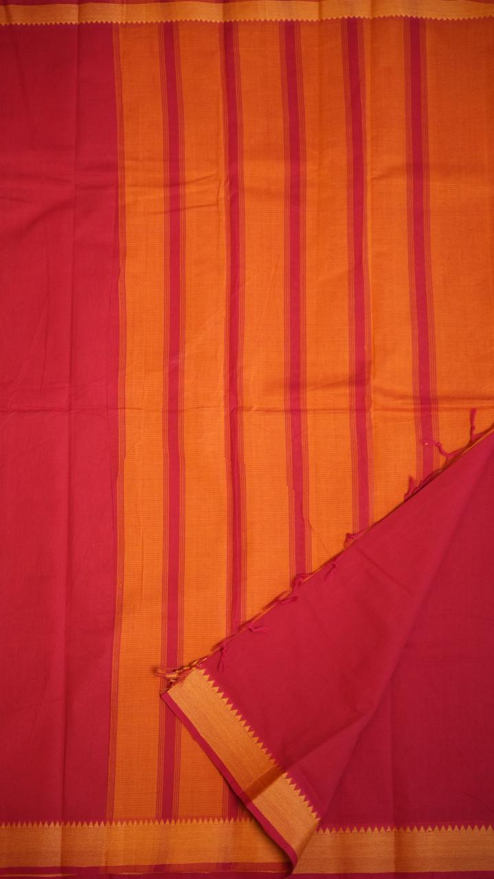Mangalagiri Pure Cotton Handloom - 15-11-06-15 (HIBISCUS TEA)