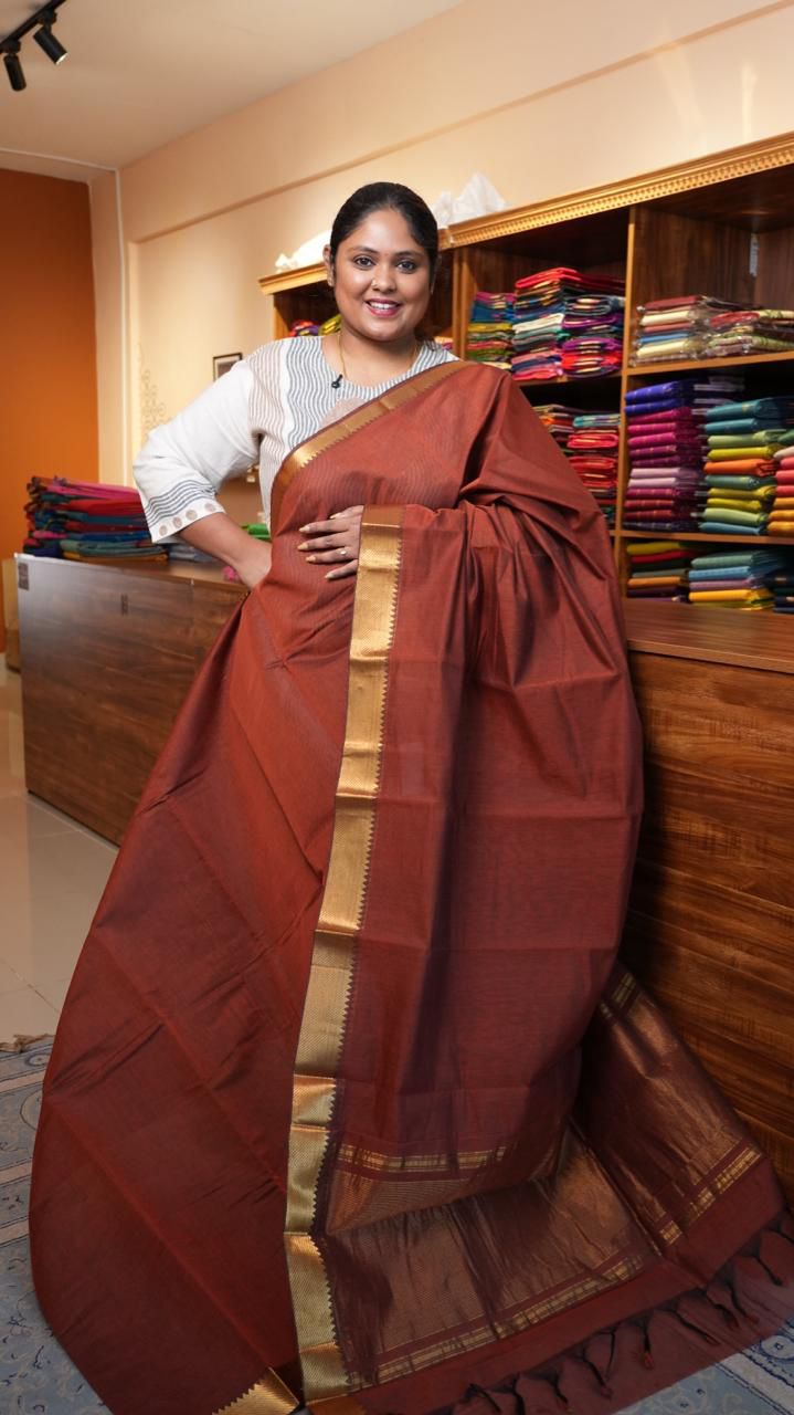 Mangalagiri Pure Cotton Handloom - 15-11-05-08 (COLA CLASSIC)