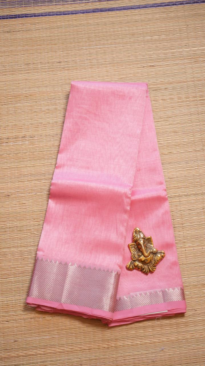 Mangalagiri Silk Cotton Saree 15-03-01-10 (CERAMIC BLUSH)