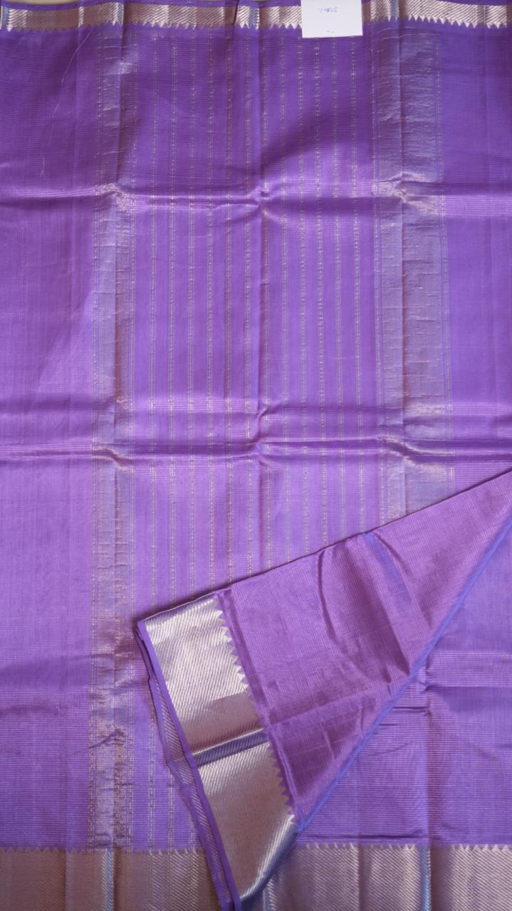 Mangalagiri Silk Cotton Saree 15-03-01-09 (VIOLET INK)