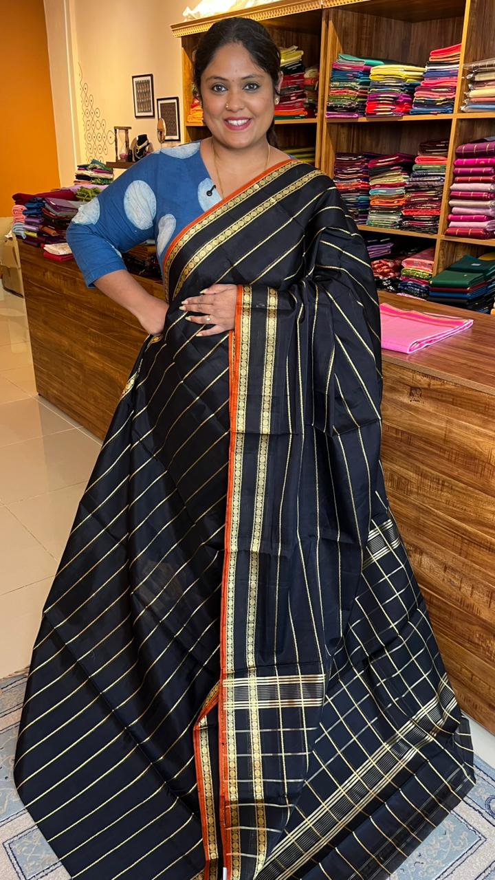 Devendra 7 Yards Veldhari - 11-03D-02-7Y-03 (Kan Mai) (SHIPS IN 1 WEEK)