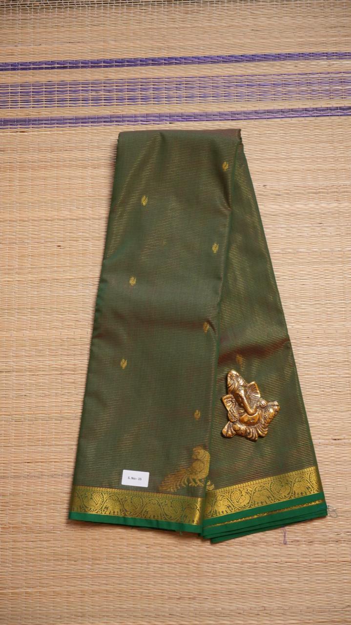 Semi Silk Vairaoosi Saree - 01-03-15-21 (PERIDOT)