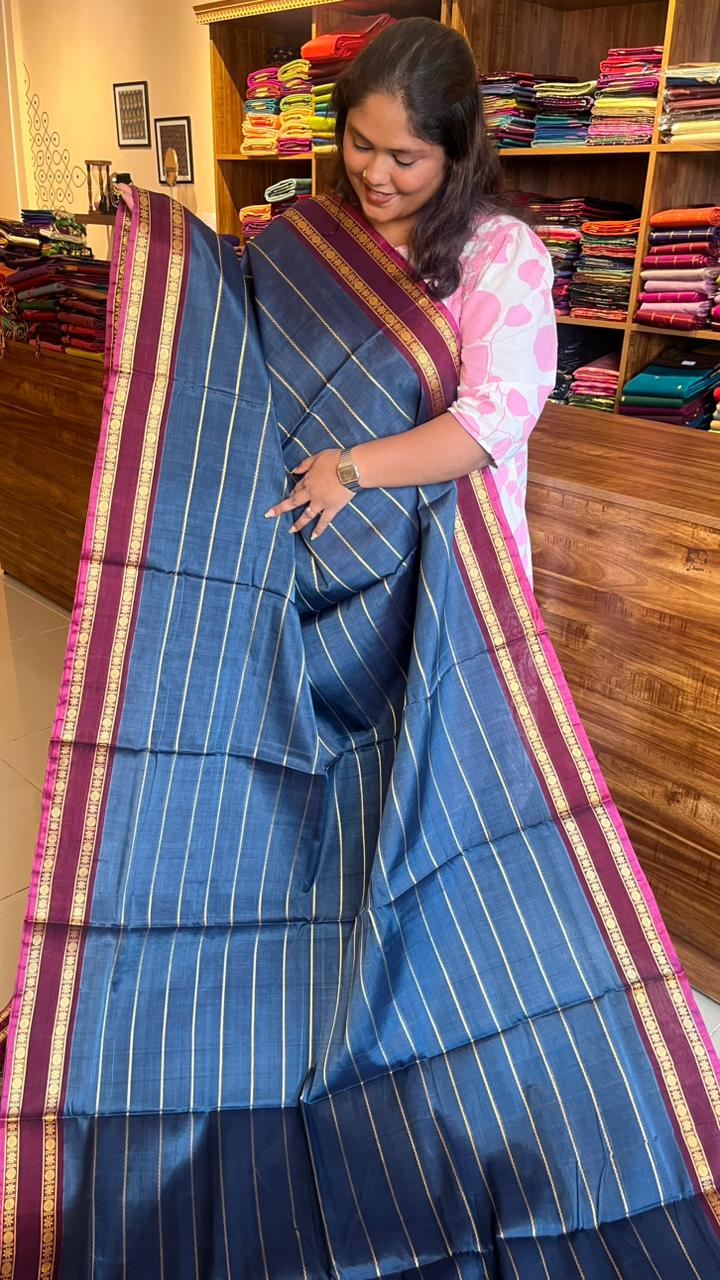 Devendra 10.5 Yards Madisar Veldhari Saree - 12-11-09-10.5Y-03