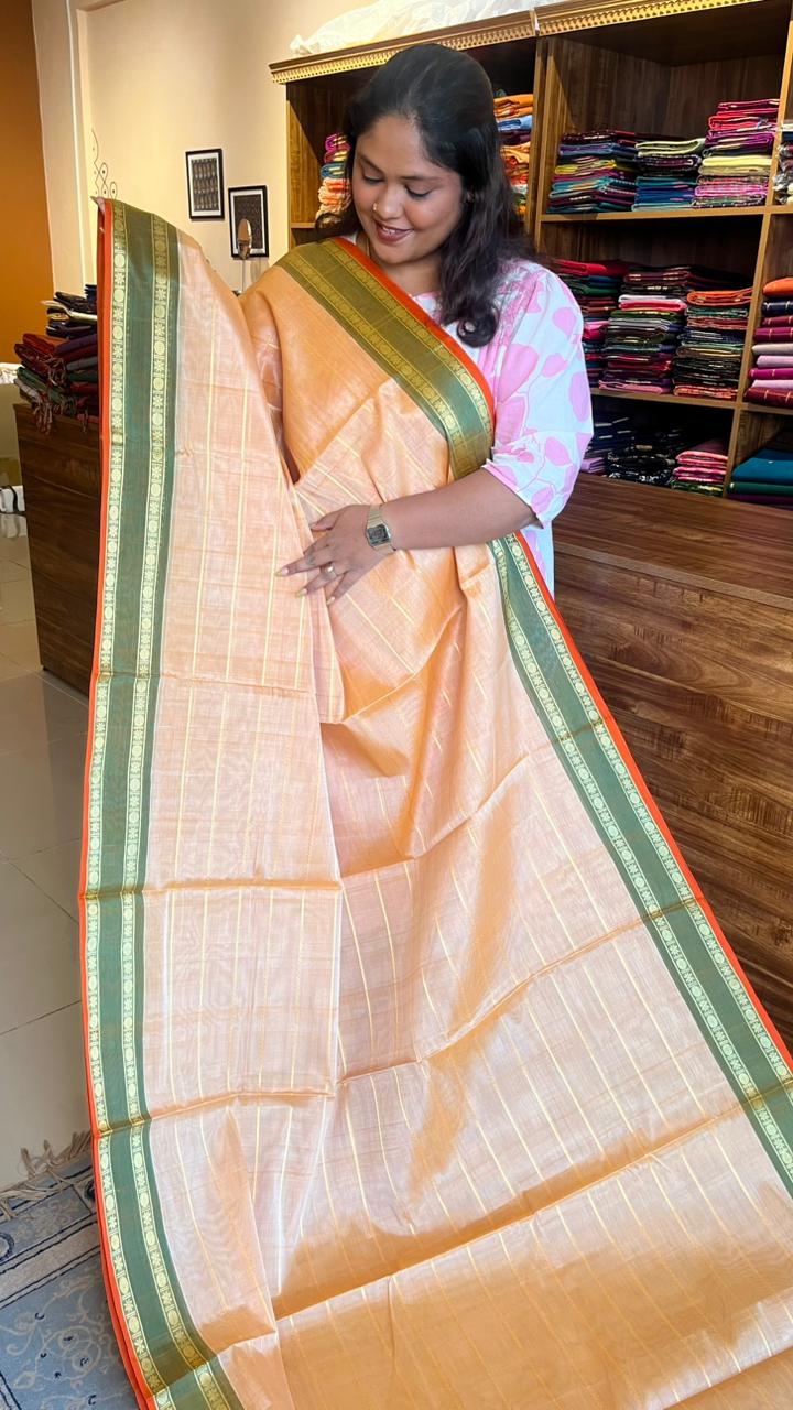 Devendra 11 Yards Madisar Veldhari Saree - 12-11B-15-11Y-01