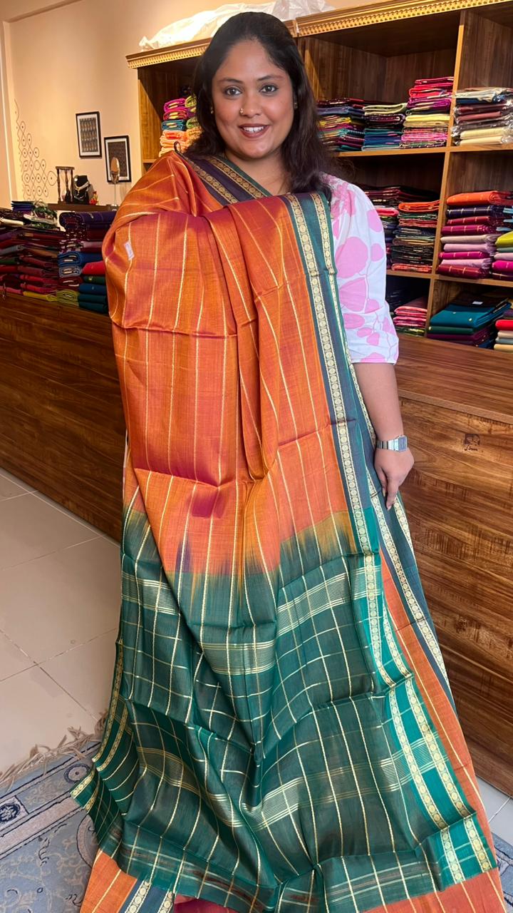 Devendra 10.5 Yards Madisar Veldhari Saree - 12-12-16-10.5Y-03