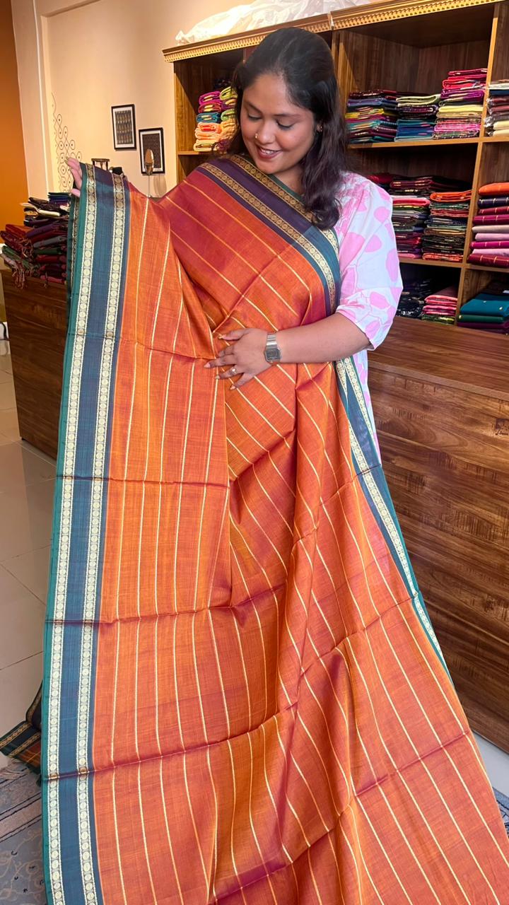 Devendra 10.5 Yards Madisar Veldhari Saree - 12-12-16-10.5Y-03