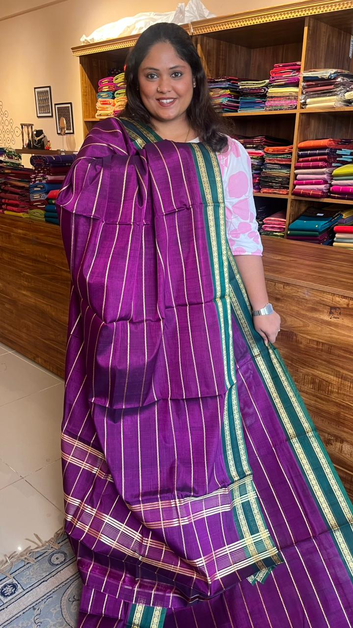 Devendra 10 Yards Madisar Veldhari Saree - 12-02B-10Y-14-04