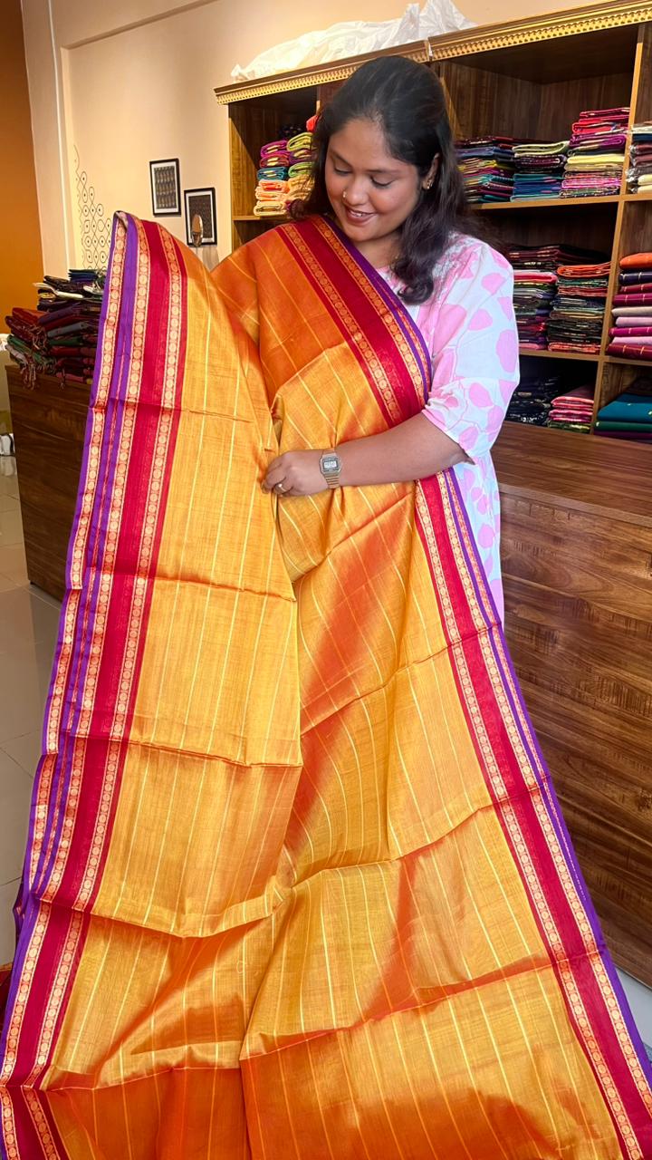 Devendra 10.5 Yards Madisar Veldhari Saree - 12-09B-15-10.5Y-01