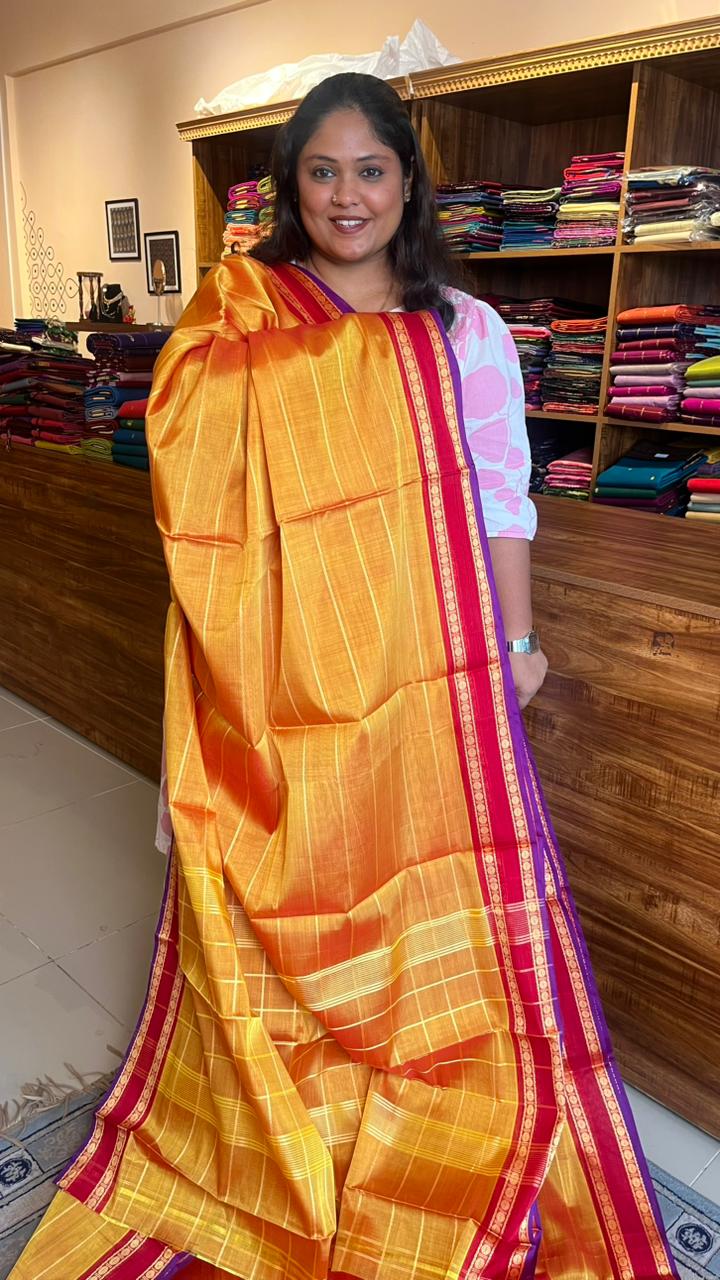 Devendra 10.5 Yards Madisar Veldhari Saree - 12-09B-15-10.5Y-01