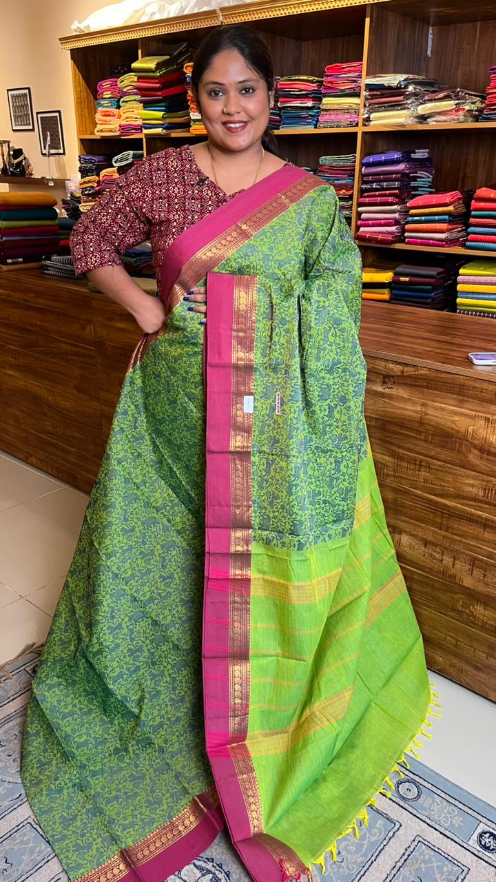 Vanasingaram Cotton Saree -  01-03-04-03