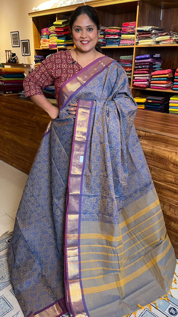 Vanasingaram Cotton Saree -  01-03-04-10