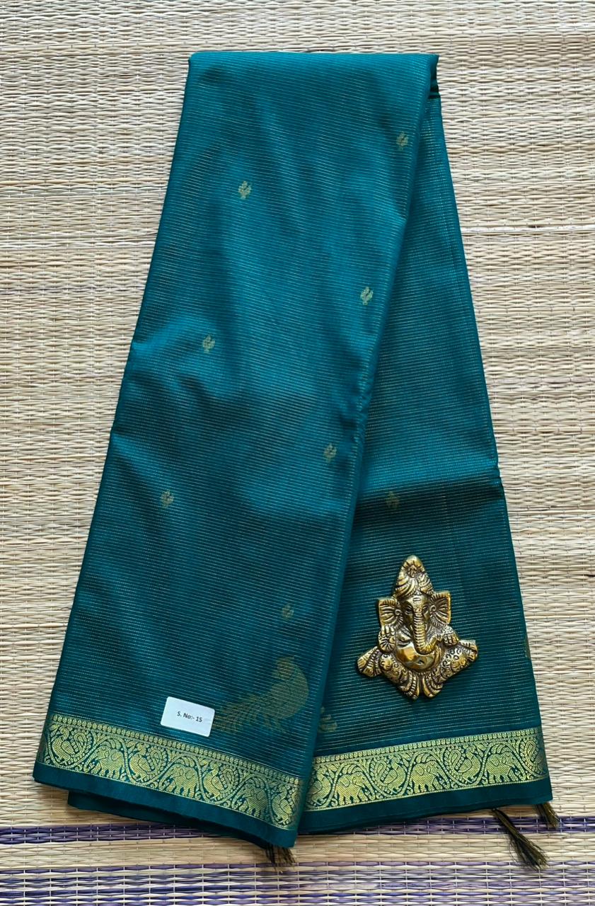 Semi Silk Vairaoosi Saree - 01-03-15-13 (APATITE)