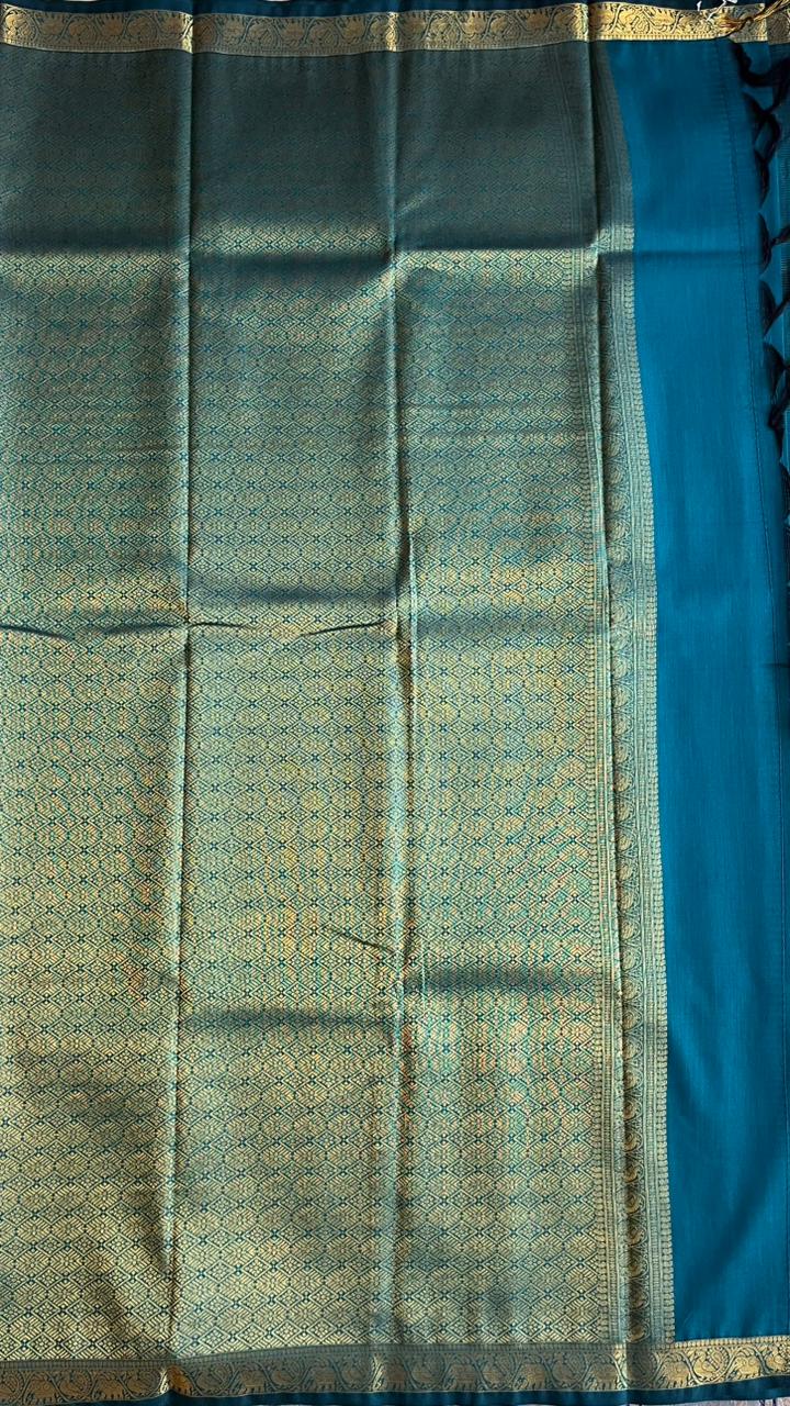 Semi Silk Vairaoosi Saree - 01-03-15-05 (APATITE)