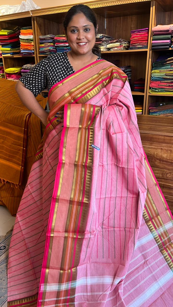 Kanchi Cotton Veldhari Saree - 01-03-04-16