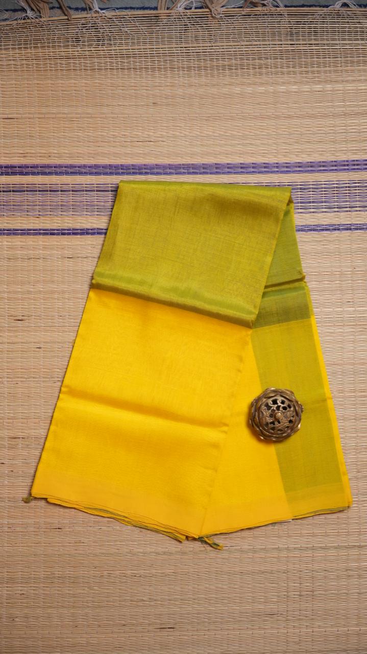 Mangalagiri Silk Cotton Saree - 15-03-04-11 (SUNRAY AMLA)