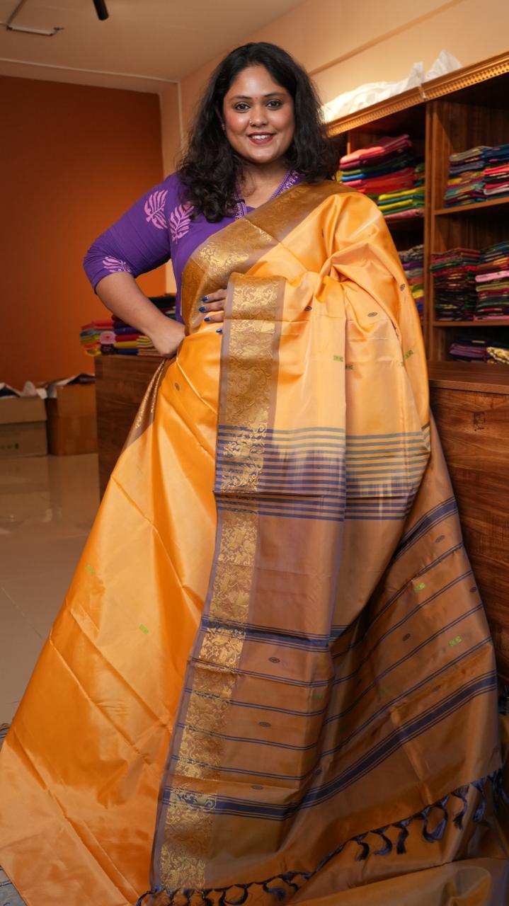Chinnalampattu 6 Yards Saree - 03-04-01-02 ( MAAMBAZHA MANJAL)
