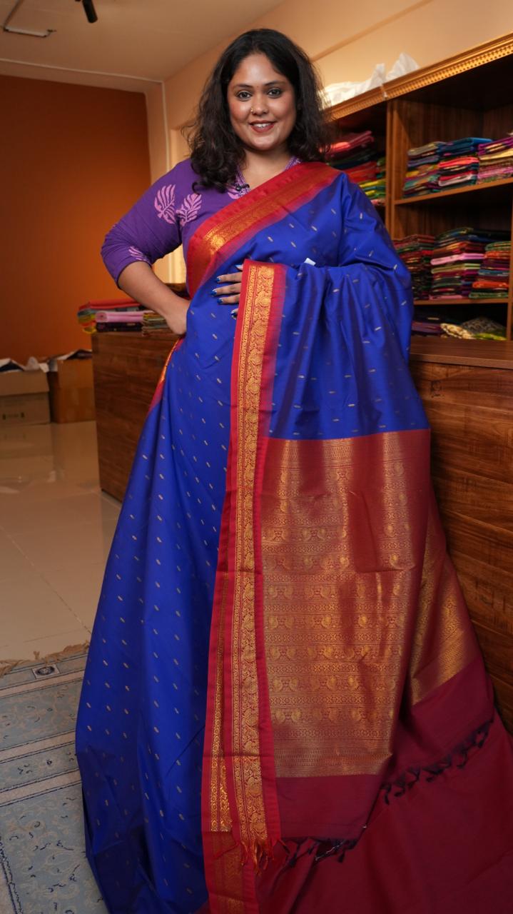 Kanchi Semi Silk Saree  - 01-03-16-21 (ODE TO MSS)