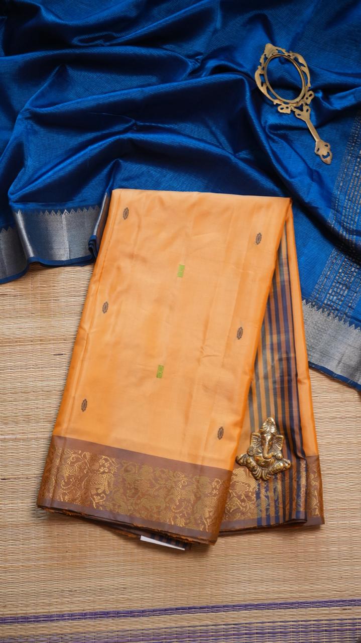 Chinnalampattu 6 Yards Saree - 03-04-01-02 ( MAAMBAZHA MANJAL)